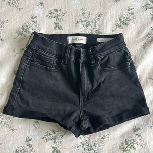Pacsun black jean shorts!!